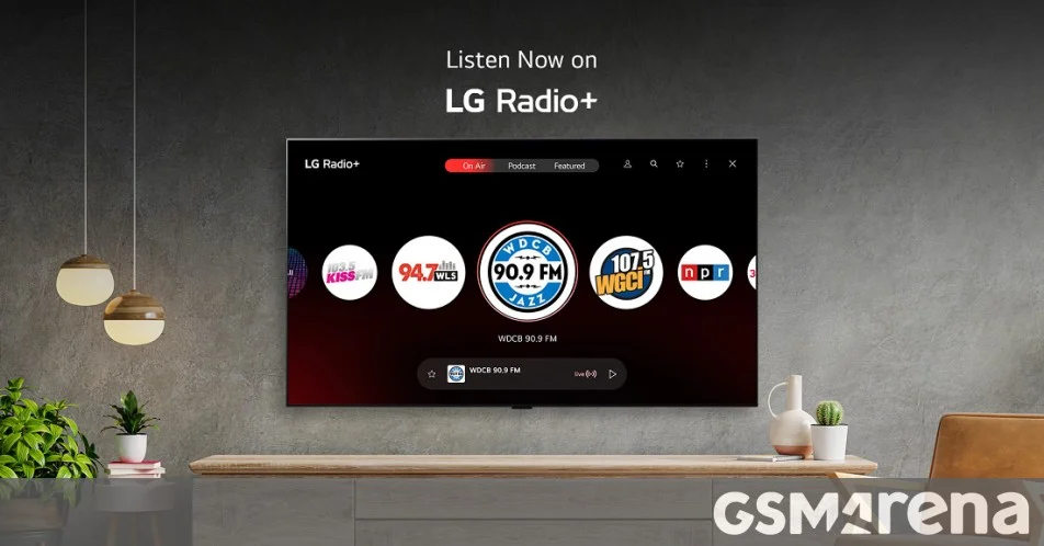 LG prezentuje usługę Radio+ do strumieniowania