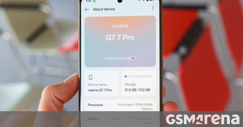 Realme GT 7 Pro : une édition Racing en approche