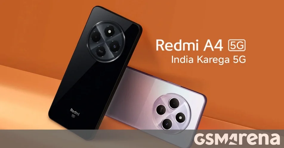 Xiaomi Redmi A4 5G w Indiach za 8499 INR